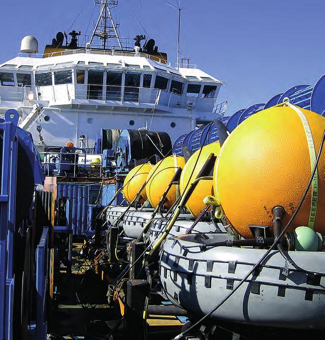 11 stations 6 underwater hydrophone stations and 5 T phase stations on land in 8 countries around the world AR-2011-E.