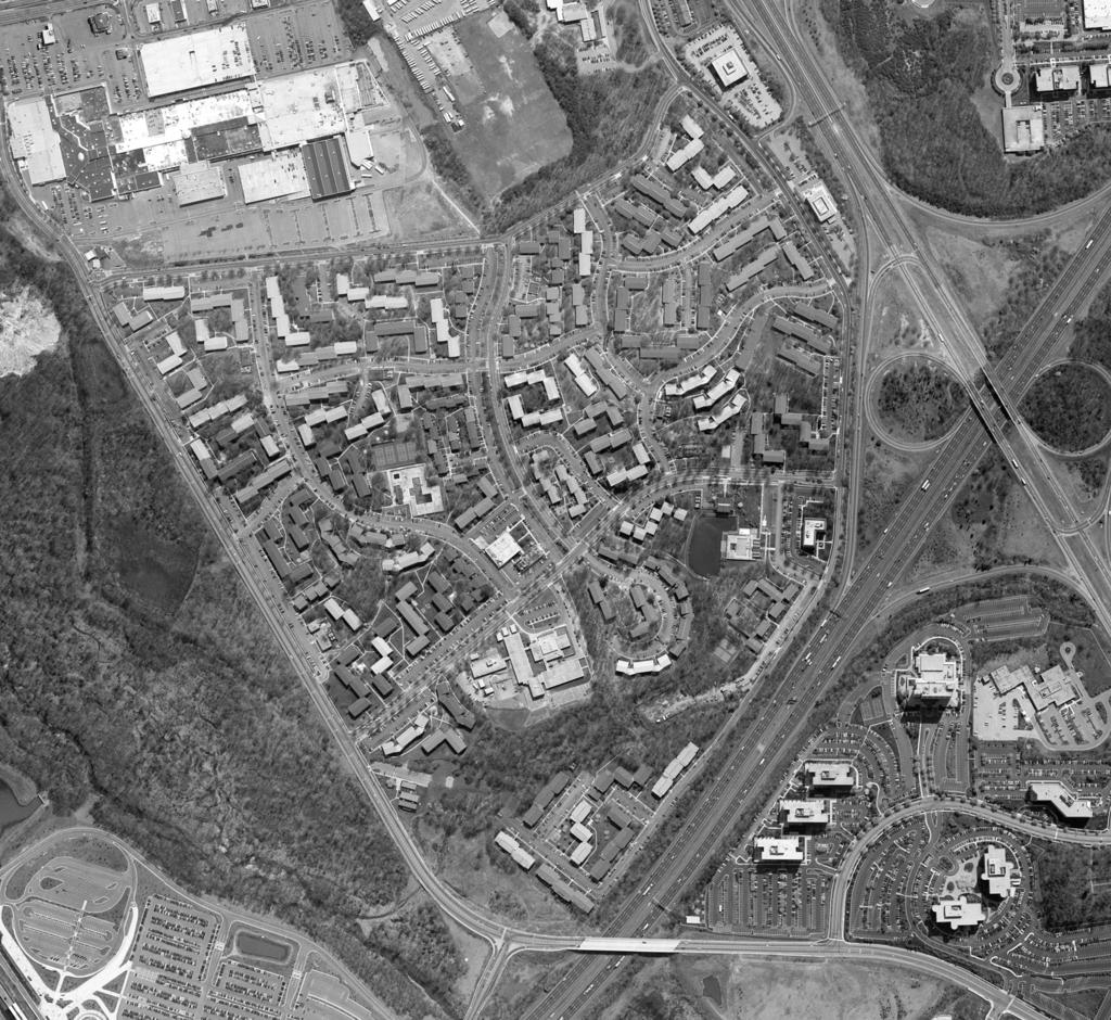 114 Greenbelt Metro Area Sector Plan - Subarea Design Policies and Guidelines - Springhill Lake Transit Village 1998 aerial photograph of Springhill Lake apartments and vicinity.