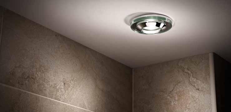 LED Ceiling Lighting > Acorn/Fawn Glass Shower Light 'add a touch of luxury with glass shower lights' > GU10 fitting. Runs at 240V so no external transformer or driver is required.