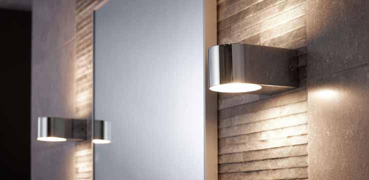 LED Wall Lighting > Madison LED Up/Down Wall Light 'add a touch of metallic luxe to your bathroom'