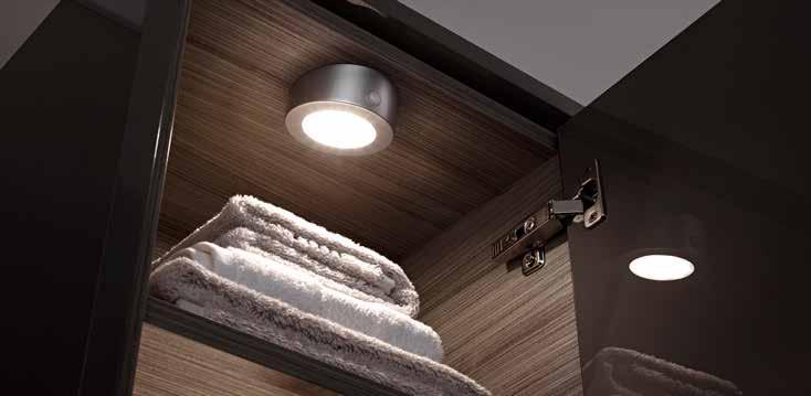 LED Rechargeable Cabinet Lighting > Solus Angled LED In Cabinet Spot Light 'so simple to install and maintain' > The versatile Solus angled round light is