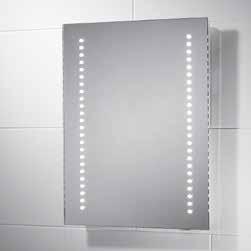 LED Illuminated Mirrors > Isla Battery Powered LED Mirror 'ultimate ease of installation' > This mirror has 48 integrated LED's and is sure to brighten up any bathroom.