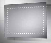 LED Illuminated Mirrors > Bronte LED Mirror 'extremely thin profile design' > 60 integrated LED's provide optimum light output.