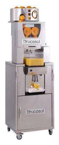 Frucosol Freezer The Frucosol freezer orange juicer is ideal for those who wish to offer juice to their customers. Alternatively it can be placed behind the bar for high production and profits.