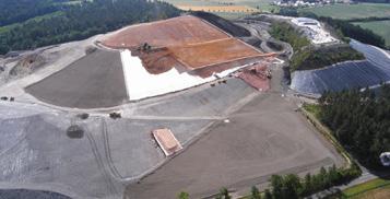 Application: LANDFILLS The geomembrane liner provides containment for landfill leachates. For leachate collection, geocomposite nets provide high in-plane flow.