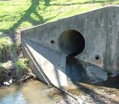 upstream sewer crossing.