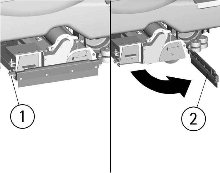 concerns. 3.Take off suction cover (4) after rotating the blocking levers (5). 4.Take off the filter and filter protection (6). 5.