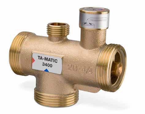 TA-MATIC Mixing valves Thermostatic