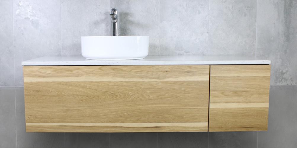 EXAMPLE 1200mm Vanity 600+600mm 2 drawers 2 Bench