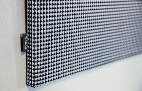 conceal an intelligent product: The SILENCIO acoustic textile helps ensure
