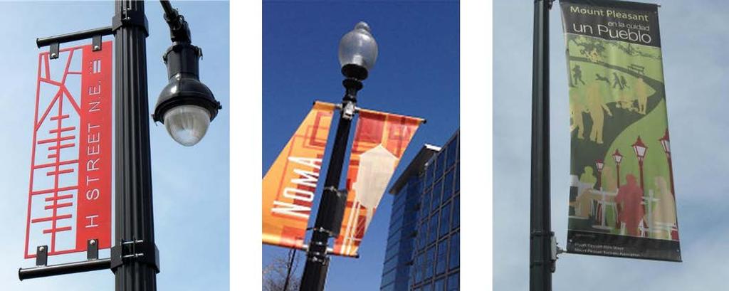 Light pole banners and signs for other DC