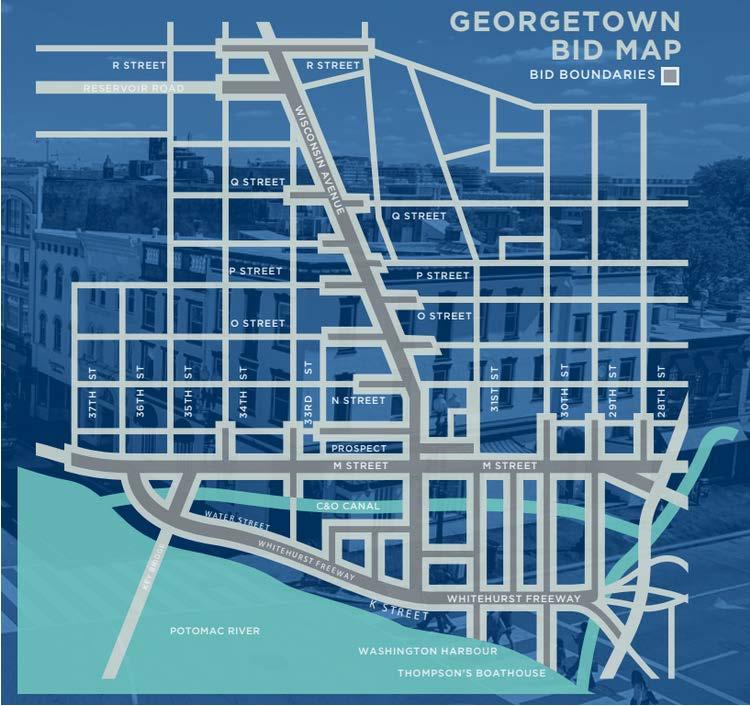 Established in 1999 by its property owners and merchants, the Georgetown Business Improvement District (GBID) is a publicly chartered, private, non-profit organization dedicated to protecting and