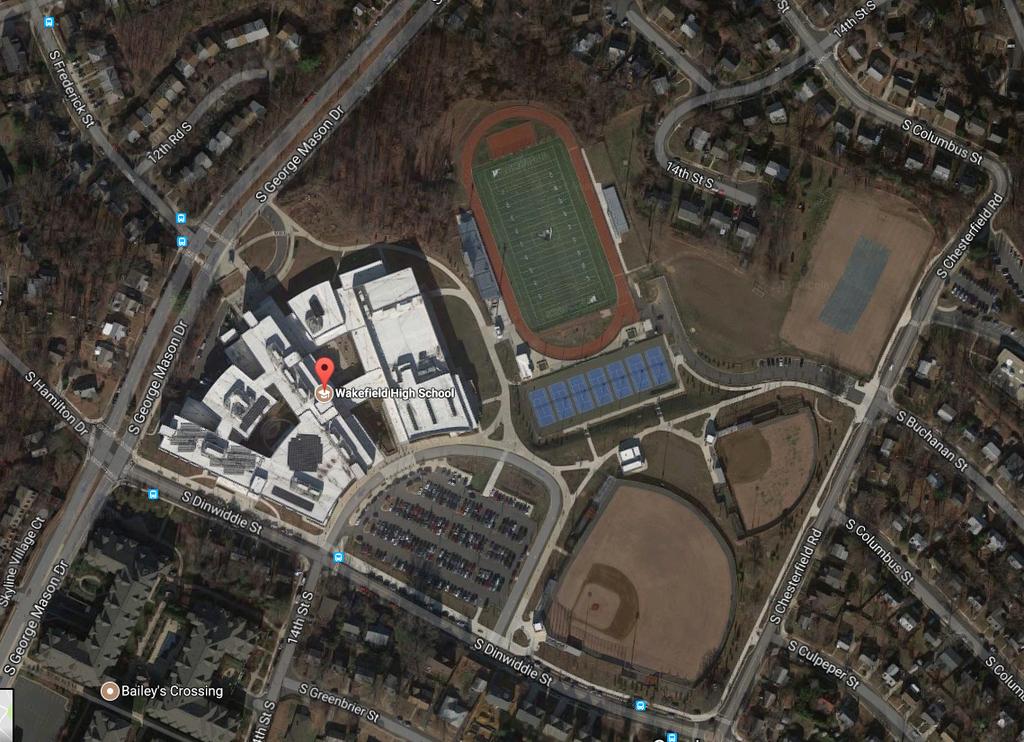 Wakefield High School Site DISCUSSION: APS is proposing to make interior modifications to increase the design capacity of the existing to accommodate increasing student enrollment.