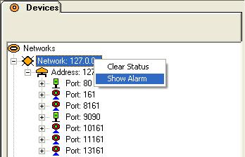 To display the highest alarm detected for the entire device tree.