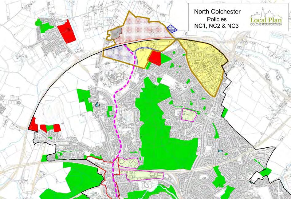 Zone by zone Character Areas Colchester