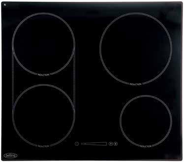 Built-in HObs Ceramic & Induction Hobs CH60TX 60cm ceramic hob with touch control l Ceramic hob with 4 elements l 9 power levels l Front touch control panel l