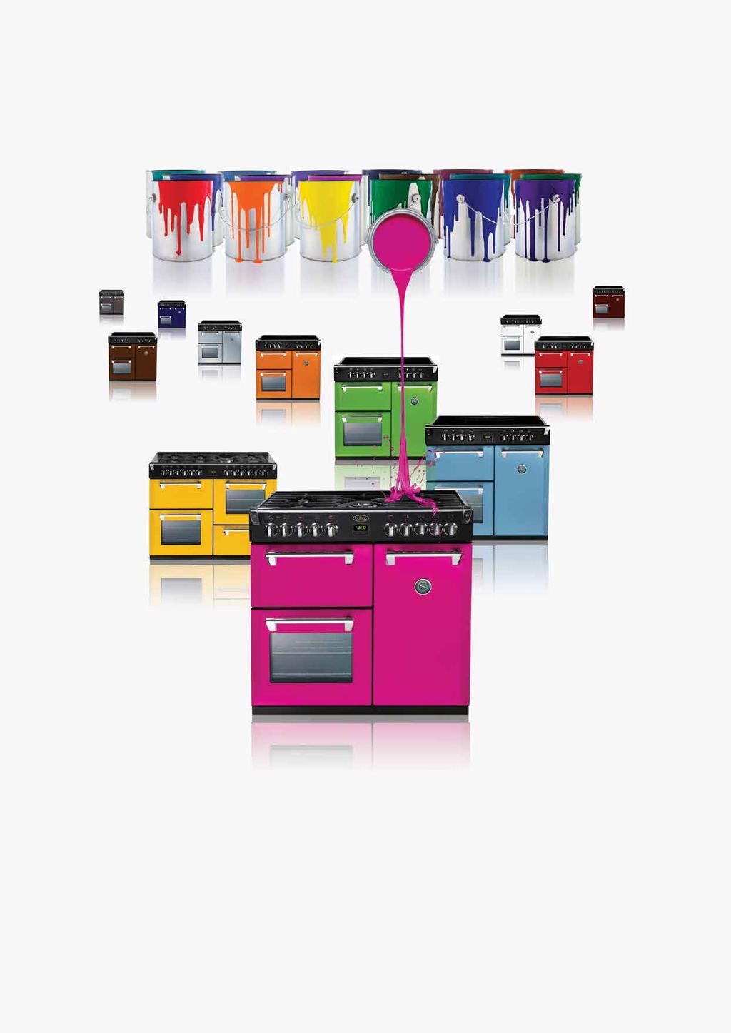 The Richmond Range Cooker series can be customised to your own colour selection.