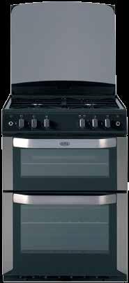 function l Electric grill l Rear light l 2 oven shelves l 12 shelf positions l Fully programmable clock and timer l Easy clean enamel l Side opening door TOP CAVITY l Conventional oven with dual