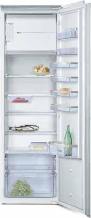 Refrigeration 103 Exxcel built-in fridge with ice-box KIL38A50GB white Exxcel built-in fridge with ice-box KIL24A50GB white Gross capacity 289 litres / 10.2 cu.ft. Fridge net capacity 246 litres / 8.