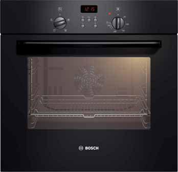 panel liners 52 litre oven capacity with 4 shelf positions Safety lock 5 cooking functions: LED clock and push button controls Horizontal-strip door