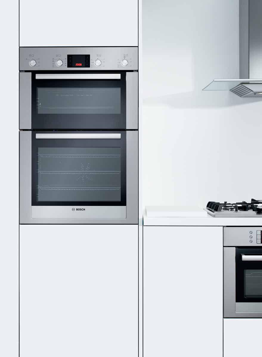 24 Double ovens Double ovens. Welcome to the new range of Bosch double ovens.