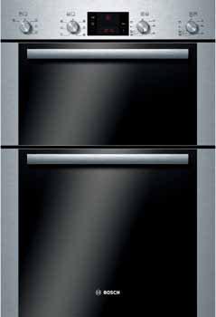 26 Double ovens Classixx built-in double multifunction oven HBM43B250B brushed steel HBM43B260B black Classixx built-in double hot-air oven HBM13B251B brushed steel HBM13B261B black HBM13B221B white