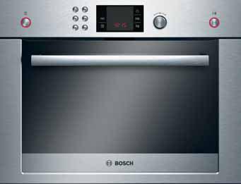 Compact microwave oven and microwave 39 Exxcel compact microwave combination oven HBC84E653B brushed steel HBC84E663B* premium black HBC84E623B* premium white Exxcel compact microwave HMT35M653B