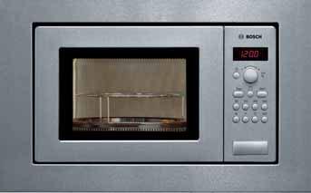 42 Microwaves Compact microwave with grill HMT75G651B brushed steel Compact microwave HMT75M651B brushed steel HMT75M661B black HMT75M621B white For installation in a 60cm wide wall unit Ventless