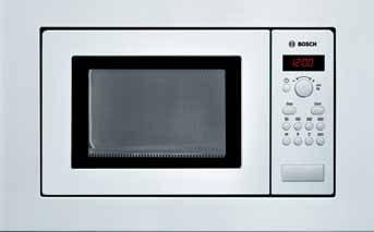 with microwave 3 weight automatic cooking programmes 4 weight automatic defrost programmes 1 weight automatic combination programme 1 recipe memory setting Maximum microwave power level: 800 watts 17