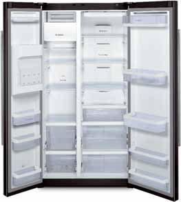 84* H 176 x W 91 x D 76 cm * Based on an average figure of 12p per kwh including VAT Gross capacity 673 litres / 23.8 cu.ft. Fridge net capacity 387 litres / 13.7 cu.ft. Freezer compartment net capacity 219 litres / 7.