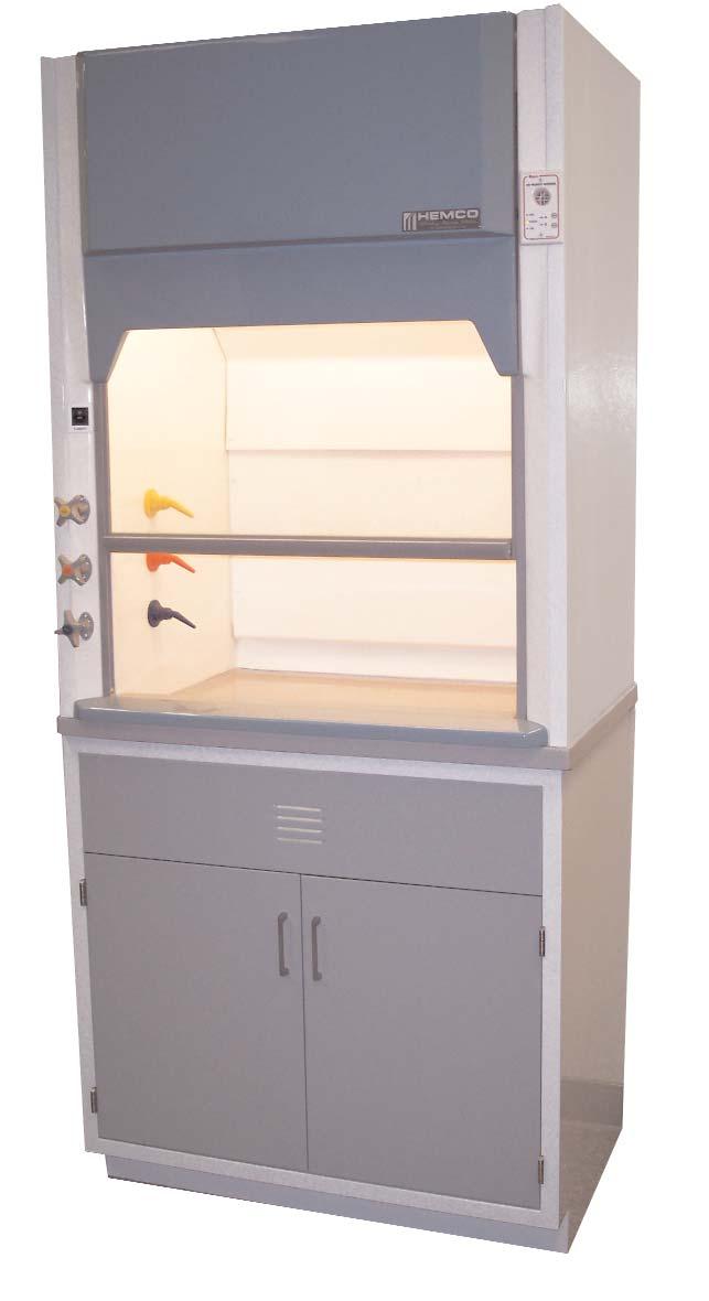 12 CE Laboratory Fume Hoods (Series 9) Full Duty Fume Hoods in Space and Energy Saving Sizes of 30, 36 and 48 widths These models are a low flow constant volume, LCV type fume hood that requires no