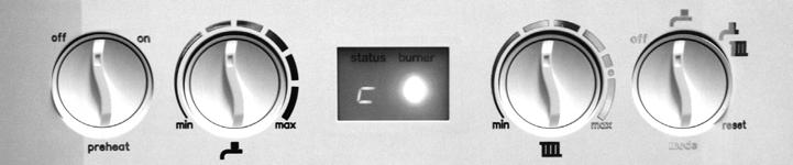 Turn the reset knob fully clockwise and when the display shows - turn the knob fully anticlockwise IMMEDIATELY.