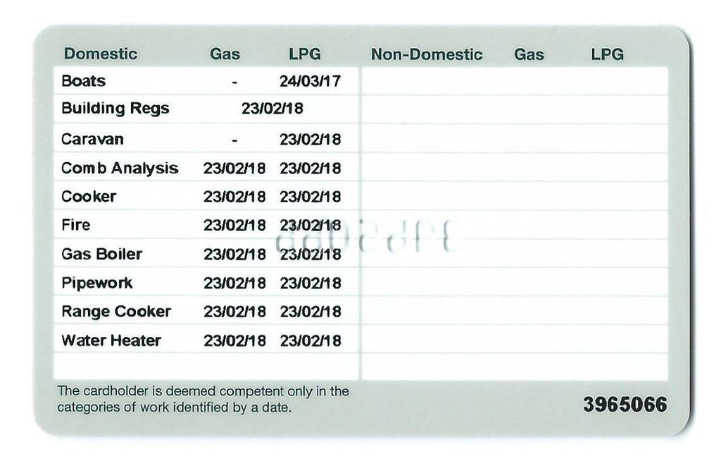 ensure Gas Engineers are registered when requiring work on a gas fitting how