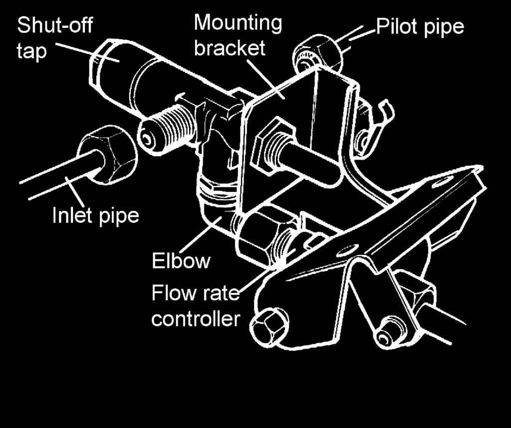 17.10 To remove the pilot unit. 1. Remove the burner unit (See section 17.7). 2. Detach the pilot pipe from the pilot unit. 3.