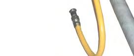 Pipes of smaller size than the heater inlet gas connection must not be used. The complete installation must be tested for soundness as described in the country of installation.