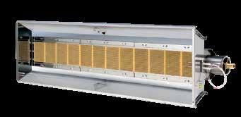 Radiant Plaque Heater SCRECO SCRECO units are for use with natural gas as standard and are fitted with a fully automatic burner ignition system requiring a 240v single phase electrical supply.