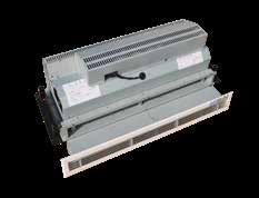 Coercial Air Curtains AC Chassis (recessed) series are coercial/retail air curtains designed for descreet positioning in a suspended ceiling or bulhead above doorways where low visual impact is