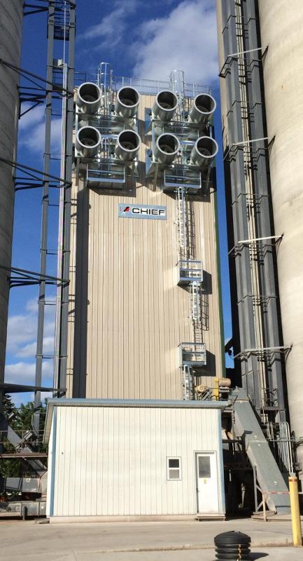 In Focus- Chief Commercial Dryer Performance Proven Globally: Totally Enclosed Continuous Mixed Flow Capacity 355 bph 11,340 bph based on Corn Gentle Dryer for a wide variety of commodities