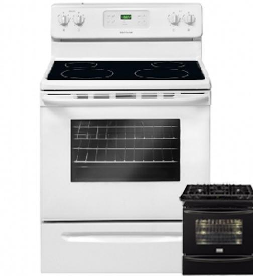 ELECTRIC SMOOTH TOP RANGE FFFEF3012LS Freestanding Electric Range; Stainless Steel; Ready-Select Controls; Manual Clean; Storage Drawer
