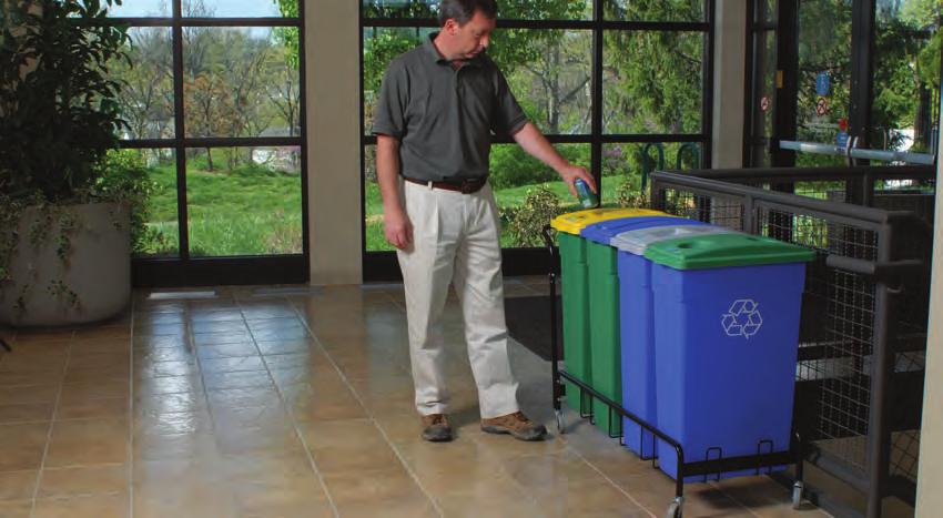 WASTE COLLECTION recycling Continental has a wide variety of recycling receptacles that promote and enhance a comprehensive recycling program.