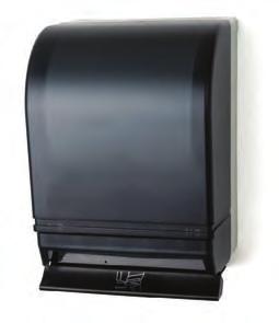 towel dispensers A] multi-fold towel dispenser Touch-free to reduce the risk of cross-contamination! Dispenses one towel at a time, conserving paper. Compatible with towels up to 9 1 /2 x 3 1 /2.