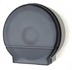 RESTROOM CARE plastic tissue dispensers single 9 jumbo roll dispenser Dispenses 9 diameter rolls with standard cores.