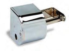 RT22 / RT23 c] duet dispenser Covered storage roll, dent resistant steel, hinged door lock.
