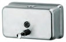 H333SS Horizontal - All-Purpose Soap Dispenser 40 oz. 4 13 /16 x 8 3 /16 x 2 11 /16 Steel 6 11.76 lbs. 1.140 ft.