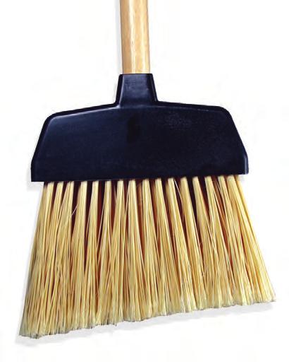 Stiff, flagged, polypropylene bristles do an excellent job of collecting debris on floor surfaces ranging from carpet to tile. Description Color 812C Companion Lobby Dust Pan & Broom Black 1 3.16 lbs.