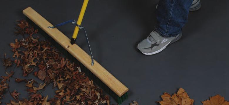 Sweeps - floor & ground Stiffness, durability and cost are just a few characteristics to consider when selecting the right sweep. We offer a sweep for every application.