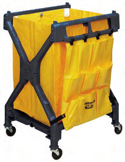 folding CART huskee X-FRAME cart Structural plastic frame is lightweight, yet provides a stronger than steel weight to strength ratio rating.
