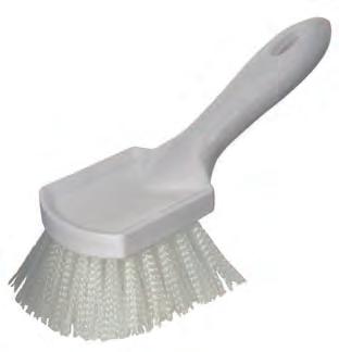 tough scrub BRUSHES w/handles crimped nylon tough scrub Ideal for kitchen scrubbing and other tough jobs. Fibers are flared to get into tight places and clean quickly.