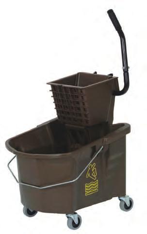combos Institutional Wringer Combo The 35 quart Institutional Wringer Combo is available with 3 nonmarking grey casters for improved maneuverability (335-39) or without casters (335-9) for areas