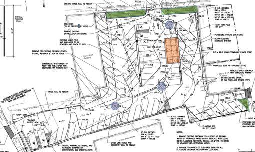 Results & Discussion Barton & Loguidice completed engineering designs for the parking lots and green infrastructure in August 2015.